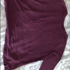 Long sleeve over sized shirt